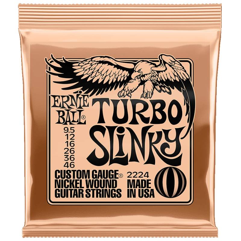 Ernie Ball Turbo Slinky 2224 .0095-046 Saiten E-Gitarre von Ernie Ball