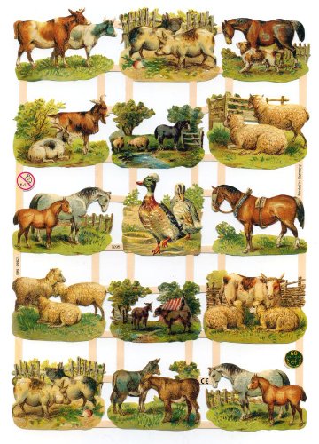 Glanzbild * Bauernhoftiere Schwein Schaf Pferd Huhn Tiere * 7295 Glanzbild * Bauernhoftiere Schwein Schaf Pferd Huhn Tiere * 7295 von Ernst Freihoff