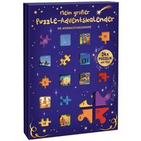 Mein großer Puzzle-Adventskalender - Die Weihnachtsgeschichte von Ernst Kaufmann Verlag
