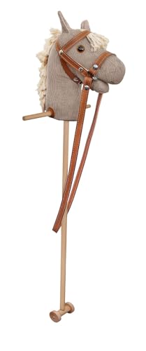 Erst-Holz Steckenpferd mit Rad Holzpferd Hobby Horsing Farbe hell 96-333 von Erst-Holz