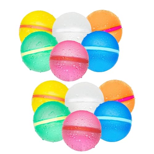 Eruceky Wasserbomben Wiederverwendbar, Wasserballons Selbstschließend, Selbstschließend Wiederverwendba für Wasserspielzeug Pool Spielzeug Strandspielzeug Eruceky Wasserbomben Wiederverwendbar, Wasserballons Selbstschließend, Selbstschließend Wiederverwendba für Wasserspielzeug Pool Spielzeug Strandspielzeug von Eruceky