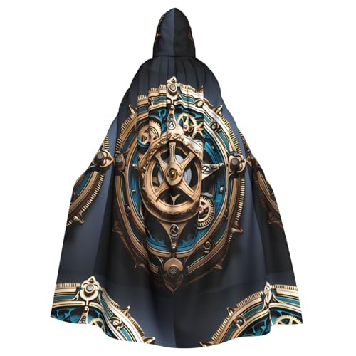 Erwqavc Kapuzenumhang, Cosplay-Umhang, Kostüm, Halloween, Motto-Party, lang, cool, Steampunk-Getriebe, Druck, Umhang, Uniform Erwqavc Kapuzenumhang, Cosplay-Umhang, Kostüm, Halloween, Motto-Party, lang, cool, Steampunk-Getriebe, Druck, Umhang, Uniform von Erwqavc