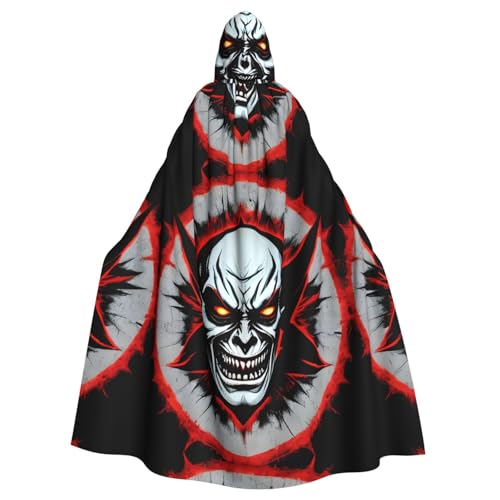 Erwqavc Kapuzenumhang für Herren, Cosplay, Kostüm, Halloween, Motto-Party, lang, rot und schwarz, böser Geist, Druck, Umhang, Uniform Erwqavc Kapuzenumhang für Herren, Cosplay, Kostüm, Halloween, Motto-Party, lang, rot und schwarz, böser Geist, Druck, Umhang, Uniform von Erwqavc