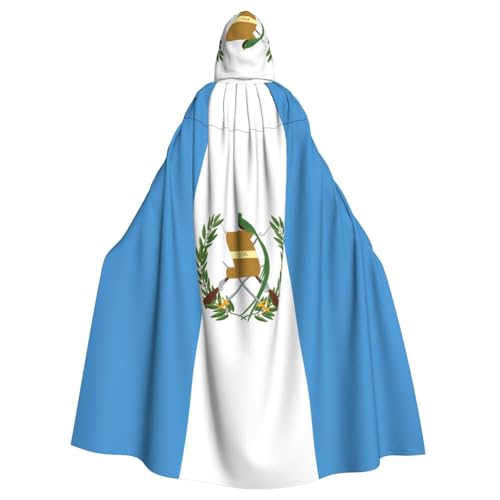 Erwqavc Kapuzenumhang für Herren, Cosplay, Kostüm, Halloween, Motto-Party, lange Flagge von Guatemala, bedruckt, Umhang Uniform Erwqavc Kapuzenumhang für Herren, Cosplay, Kostüm, Halloween, Motto-Party, lange Flagge von Guatemala, bedruckt, Umhang Uniform von Erwqavc