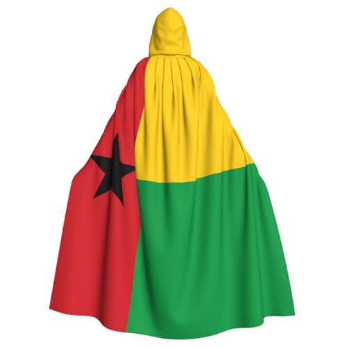 Erwqavc Kapuzenumhang für Herren, Cosplay, Kostüm, Halloween, Motto-Party, lange Flagge von Guinea-Bissau-Druck, Umhang Uniform Erwqavc Kapuzenumhang für Herren, Cosplay, Kostüm, Halloween, Motto-Party, lange Flagge von Guinea-Bissau-Druck, Umhang Uniform von Erwqavc