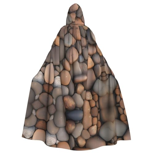 Erwqavc Kapuzenumhang für Herren, Cosplay, Kostüm, Halloween, Motto-Party, lange Kieselsteine im Strand, bedruckt, Umhang Uniform Erwqavc Kapuzenumhang für Herren, Cosplay, Kostüm, Halloween, Motto-Party, lange Kieselsteine im Strand, bedruckt, Umhang Uniform von Erwqavc