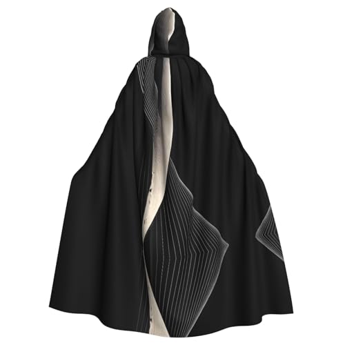 Erwqavc Kapuzenumhang für Herren, Cosplay, Kostüm, Halloween, Motto-Party, lange abstrakte Kurven, Druck, Umhang, Uniform Erwqavc Kapuzenumhang für Herren, Cosplay, Kostüm, Halloween, Motto-Party, lange abstrakte Kurven, Druck, Umhang, Uniform von Erwqavc