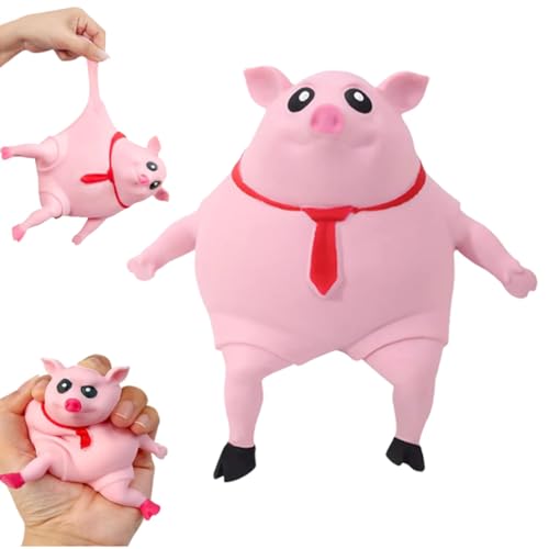 Schweine Quetschspielzeug, Piggy Squeeze Toy, Dekompressions Schwein, Schwein Squeeze Toy, Anti Stress Schwein Squeeze Spielzeug für Erwachsene und Kinder Sensorisches Fidget Spielzeug Schweine Quetschspielzeug, Piggy Squeeze Toy, Dekompressions Schwein, Schwein Squeeze Toy, Anti Stress Schwein Squeeze Spielzeug für Erwachsene und Kinder Sensorisches Fidget Spielzeug von Eryndis
