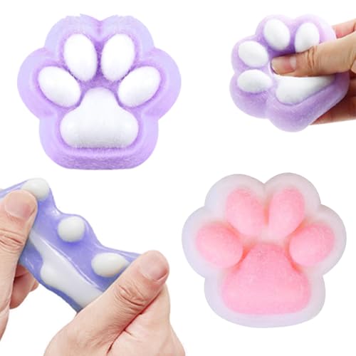 Squeeze Spielzeug Cat Paw Squeeze Toy, 2-teiliges Squishies-Spielzeug mit Katzenpfoten, Soft Cat Paws Squishy Toy, 2 Farben Für Sie Zur Auswahl Druckbeständiges Spielzeug,Blau und Rosa Squeeze Spielzeug Cat Paw Squeeze Toy, 2-teiliges Squishies-Spielzeug mit Katzenpfoten, Soft Cat Paws Squishy Toy, 2 Farben Für Sie Zur Auswahl Druckbeständiges Spielzeug,Blau und Rosa von Eryndis