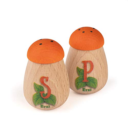 Erzi 10653 Salz- und Pfefferstreuer aus Holz, Kaufladenartikel für Kinder, Rollenspiele Erzi 10653 Salz- und Pfefferstreuer aus Holz, Kaufladenartikel für Kinder, Rollenspiele von Erzi