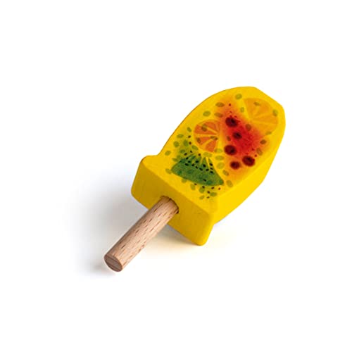 Erzi 14083 EIS am Stiel mit Früchten aus Holz, Kaufladenartikel für Kinder, Rollenspiele Erzi 14083 EIS am Stiel mit Früchten aus Holz, Kaufladenartikel für Kinder, Rollenspiele von Erzi