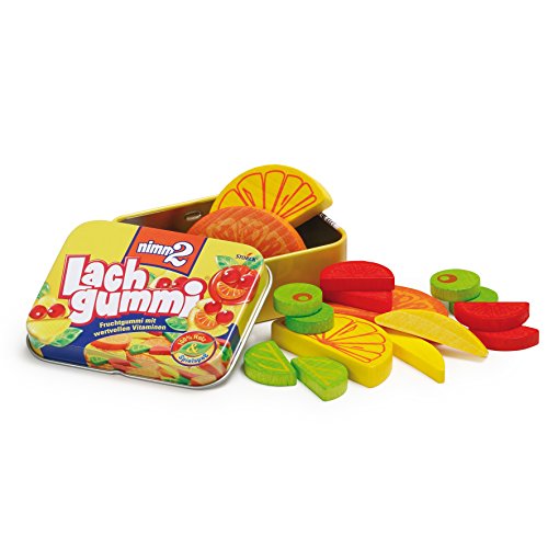 Erzi 14385 Lachgummi aus Holz in der Dose, Kaufladenartikel für Kinder, Rollenspiele Erzi 14385 Lachgummi aus Holz in der Dose, Kaufladenartikel für Kinder, Rollenspiele von Erzi
