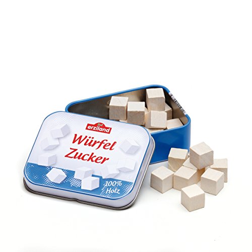 Erzi 19033 Würfelzucker in der Dose aus Holz, Kaufladenartikel für Kinder, Rollenspiele Erzi 19033 Würfelzucker in der Dose aus Holz, Kaufladenartikel für Kinder, Rollenspiele von Erzi