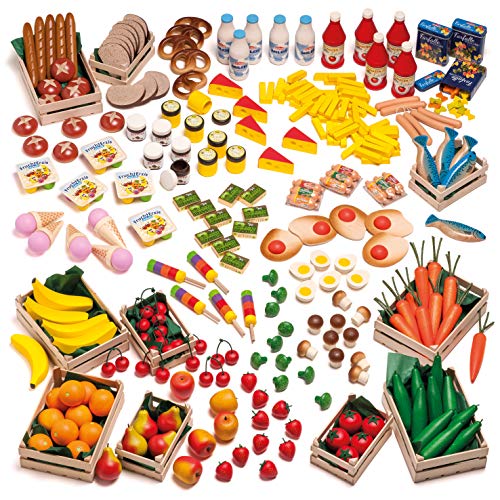 Erzi 28024 Kaufladensortierung aus Holz, Kaufladenartikel für Kinder, Rollenspiele Erzi 28024 Kaufladensortierung aus Holz, Kaufladenartikel für Kinder, Rollenspiele von Erzi