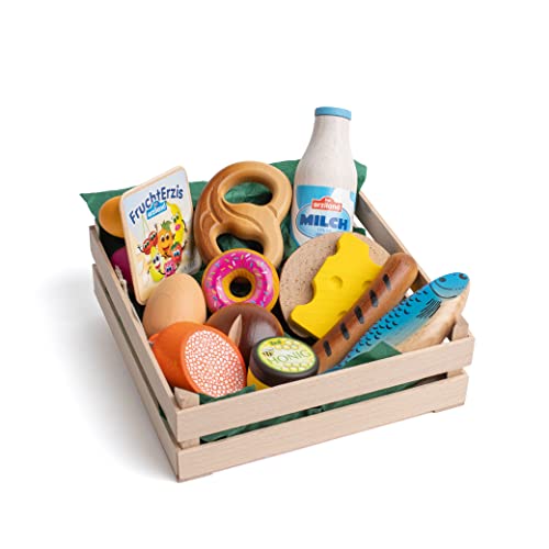Erzi 28220 Sortiment Snacks XL aus Holz, Kaufladenartikel für Kinder, Rollenspiele Erzi 28220 Sortiment Snacks XL aus Holz, Kaufladenartikel für Kinder, Rollenspiele von Erzi