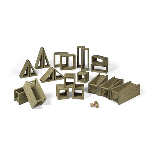 Erzi 41027 Bausteine Outdoor aus Holz, für Kinder zum Spielen und Experimentieren im Garten, Konstruktionssteine und Murmelbahnteile Erzi 41027 Bausteine Outdoor aus Holz, für Kinder zum Spielen und Experimentieren im Garten, Konstruktionssteine und Murmelbahnteile von Erzi