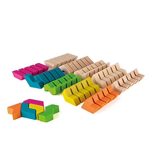 Erzi 42094 Bausteine GeoBlox MaxiMix aus Holz zum kreativen Bauen und konstruieren Erzi 42094 Bausteine GeoBlox MaxiMix aus Holz zum kreativen Bauen und konstruieren von Erzi