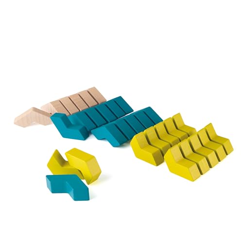 Erzi 42099 Bausteine GeoBlox FlickFlack aus Holz zum kreativen Bauen und konstruieren Erzi 42099 Bausteine GeoBlox FlickFlack aus Holz zum kreativen Bauen und konstruieren von Erzi