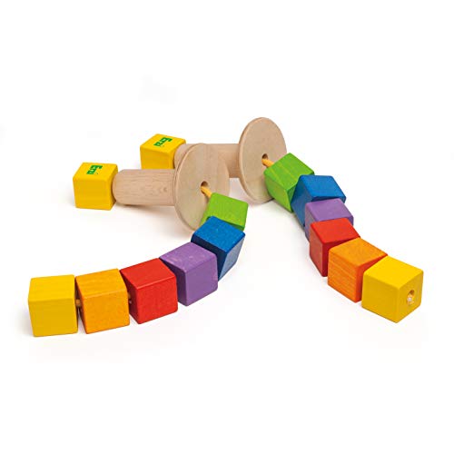 Erzi 44330 Balanciertürme aus Holz, Fördert die Geschicklichkeit und die Teambildung von Erzi