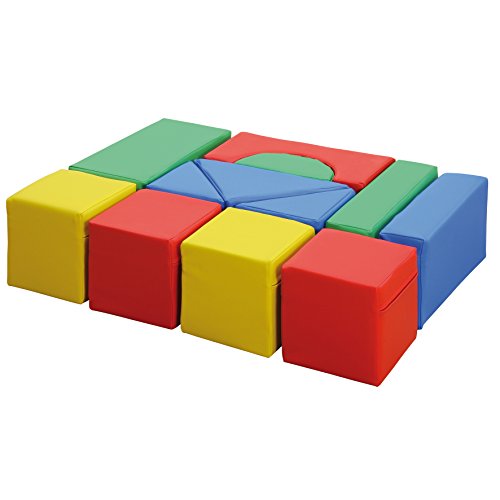 Erzi 44640 Soft Blocks Maxi Toy3, Mehrfarbig, 76 x 57 x 19 cm von Erzi