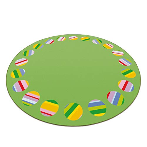 Erzi 51170 Teppich Circelino 400, geeignet für Gruppenräume und Kinderzimmer von Erzi