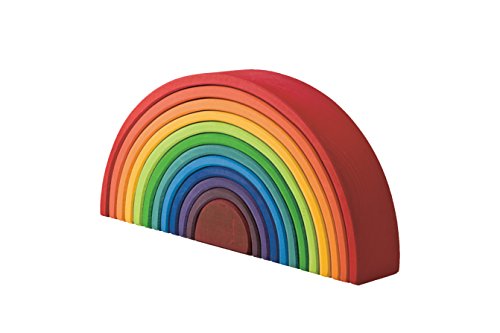 Grimm's Spiel und Holz Design 12-teiliger Regenbogen Gross von Grimm's Spiel und Holz Design