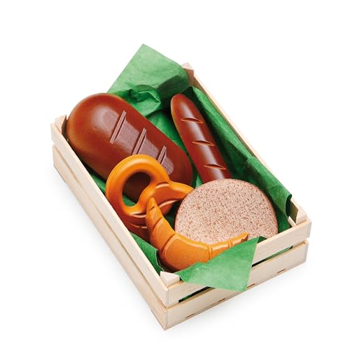 Erzi 28130 Sortiment Backwaren aus Holz, Kaufladenartikel für Kinder, Rollenspiele Erzi 28130 Sortiment Backwaren aus Holz, Kaufladenartikel für Kinder, Rollenspiele von Erzi