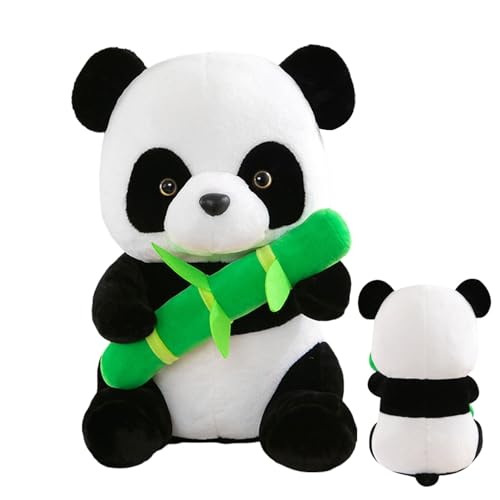 Ausgestopfter Panda-Teddybär, 30 Cm Großes Panda-Kuscheltier, Stofftier-Pandabär-Puppe, Realistischer Ausgestopfter Pandabär, Kuscheltier-Umarmungsgeschenk Für Kinder, Erwachsene, Geburtstage, Valenti von EsEico