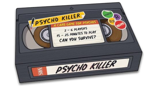 Psycho Killer: The Card Game - A game for Psychos, Multicolor, 5.08 x 5.08 x 5.08 cm von Greater Than Games