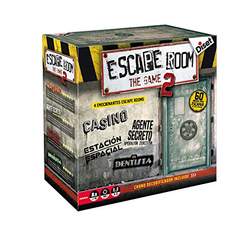 Diset - Escape Room The Game 2, Brettspiel für Erwachsene ab 16 Jahren von Diset