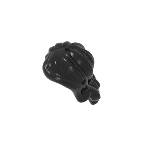 Klassische Ziegel GDS-2086 Minidoll Hair Long Wavy, Right Side Part, with Short Sides, 2 Holes - 1 each on Top and Side Kompatibel mit Lego None 100% Kompatibel mit Lego und allen großen Ziegel-Marken von Eske Kouri