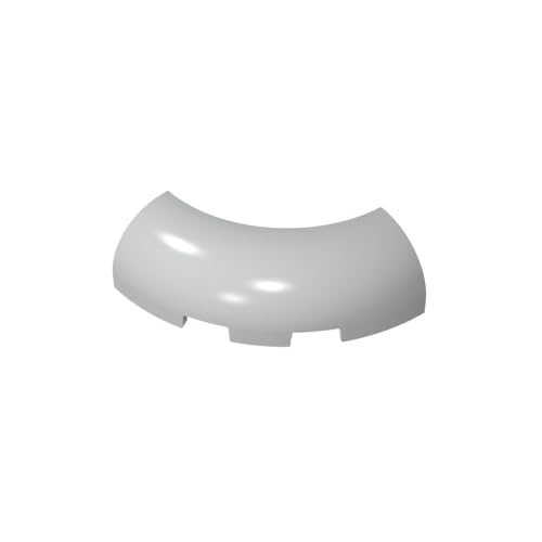 Klassische Ziegel GDS-2189-030 Brick Round Corner 3 x 3 x 1 with Bottom Cut Outs [No Studs] [1/4 Arch] Kompatibel mit Lego None 100% Kompatibel mit Lego und Allen großen Ziegel-Marken von Eske Kouri