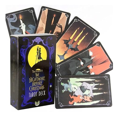 Tarot "Nightmare Before Christmas", 78 Karten, Sequenz-inspirierte Zeichnungen aus dem Film von Tim Burton Tarot "Nightmare Before Christmas", 78 Karten, Sequenz-inspirierte Zeichnungen aus dem Film von Tim Burton von Esotericart