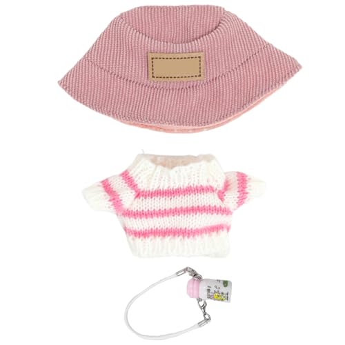 Esshogo 1 Set 17cm Labd Kleidung Zubehör, Kleidung für Puppe, Outfit für Plüschtiere, Kleidung für die Plüsch Toy, Kleidung für Puppe, Labd Puppenkleidung, Puppen Pullover Hoodie Kleidung von Esshogo