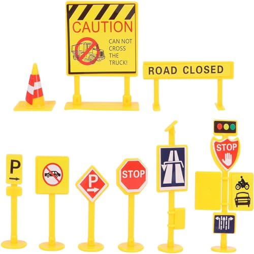 Esshogo Baustelle Tortendeko Kunststoff Kuchendeckel Topper, Kleiner Verkehrskegel Straßenverkehrsschild, Geburtstagsparty Kuchendekoration Topper-Sticks Esshogo Baustelle Tortendeko Kunststoff Kuchendeckel Topper, Kleiner Verkehrskegel Straßenverkehrsschild, Geburtstagsparty Kuchendekoration Topper-Sticks von Esshogo