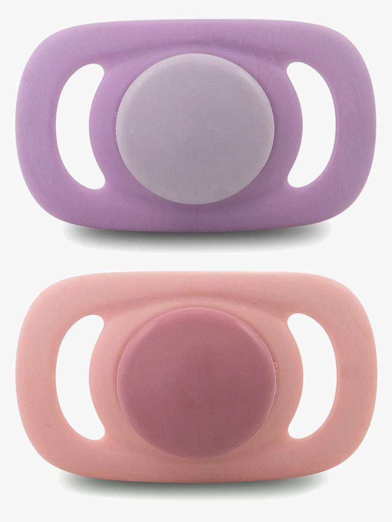 Esska Chilla Schnuller Silikon 2er-Pack, Lila von Esska