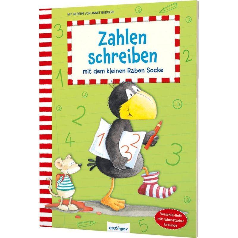 Der kleine Rabe Socke: Zahlen schreiben mit dem kleinen Raben Socke von Esslinger in der Thienemann-Esslinger Verlag GmbH