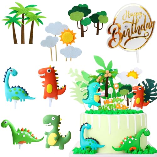 14 Stück Dino Kuchendekoration Cake Toppers, Tortendeko Dinosaurier, Dinosaurier Themen Kuchen Dekoration für Geburtstag Event Party Tiere Thema Party Dekoration Versorgung 14 Stück Dino Kuchendekoration Cake Toppers, Tortendeko Dinosaurier, Dinosaurier Themen Kuchen Dekoration für Geburtstag Event Party Tiere Thema Party Dekoration Versorgung von Esteopt