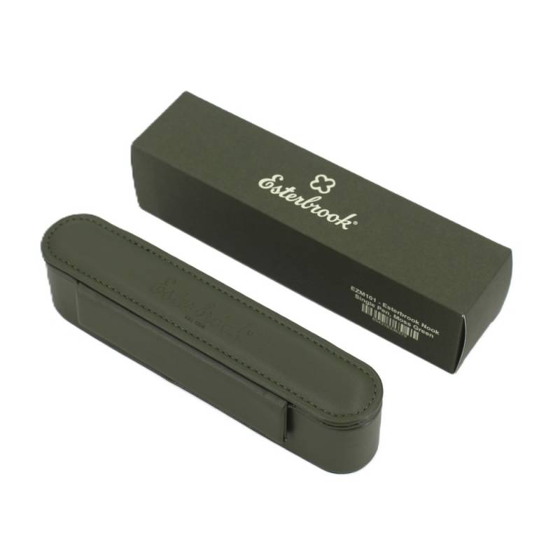 Esterbrook Stifteetui Nook für ein Schreibgerät Moss Green von Esterbrook