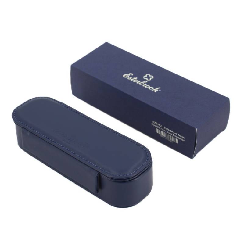 Esterbrook Stifteetui Nook für zwei Schreibgeräte Blue Dandelion von Esterbrook
