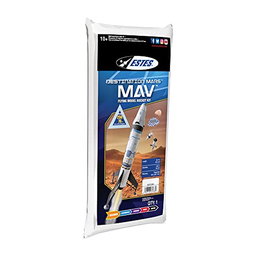 Estes Mav Flying Model Rocket Kit 7283 | Ready to Fly Beginner Rocket, Multi von Estes