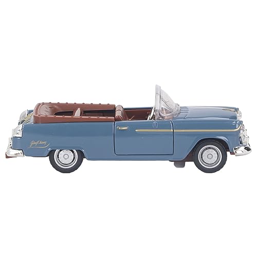 Estink 1:32 Cabrio Sportauto Modellmodell Metalllegierung Realistische Coole Batterie 1/32 Sportwagensimulation Spielzeug für Autoliebhaber (Blue) von Estink