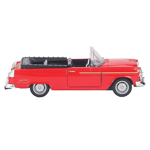 Estink 1:32 Cabrio Sportauto Modellmodell Metalllegierung Realistische Coole Batterie 1/32 Sportwagensimulation Spielzeug für Autoliebhaber (Rot) von Estink