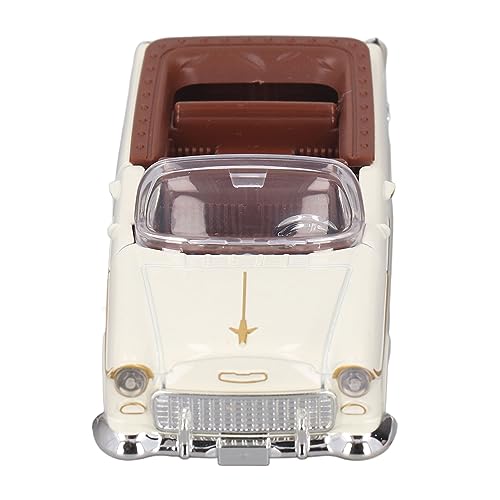 Estink 1:32 Cabrio Sportauto Modellmodell Metalllegierung Realistische Coole Batterie 1/32 Sportwagensimulation Spielzeug für Autoliebhaber (White) von Estink