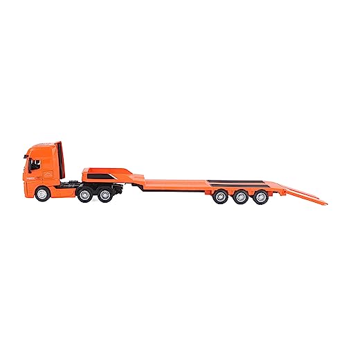 Estink 1:50 Flachbett -Anhängerspielzeug Langlebige Legierung Modell für über 8 Jahre Alt für (ORANGE) von Estink