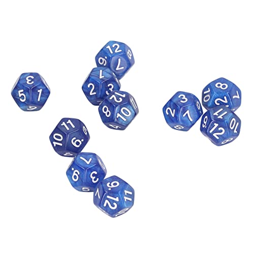 Estink 40pcs Polyedrale Würfel Exquisite Erscheinungsbild Klare Zahlen für das Spielunterricht, für Mini -Spiele und Freizeitaktivitäten (Blue) von Estink