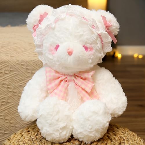 Estink 45 cm Super Weiche Plüsch -Tierpuppe für, Süßes Gefülltes Spielzeug für Schlafzimmer, Wohnzimmer, Spielzeugzimmer - Super Weiches Kurzes Plüschmaterial (rosa Bär) von Estink