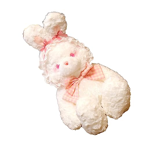 Estink 45 cm Super Weiche Plüsch -Tierpuppe für, Süßes Gefülltes Spielzeug für Schlafzimmer, Wohnzimmer, Spielzeugzimmer - Super Weiches Kurzes Plüschmaterial (rosa Hase) von Estink