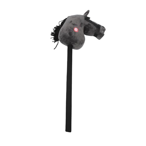 Estink 70 cm Horse Stick Toy Plüsch Weiches Pferdespielzeug mit Süßem Design und Realistischen Klängen, Ideales für (Black) von Estink