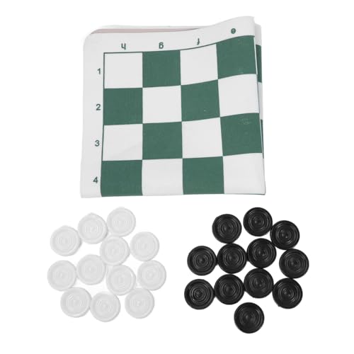 Estink Bildungsprüfer Brettspiel -Set, Leichtes PU -Leder tragbarer Entwürfe, Verbessert die Denkfähigkeit, die für Familienversammlungen Geeignet Sind (Green) von Estink